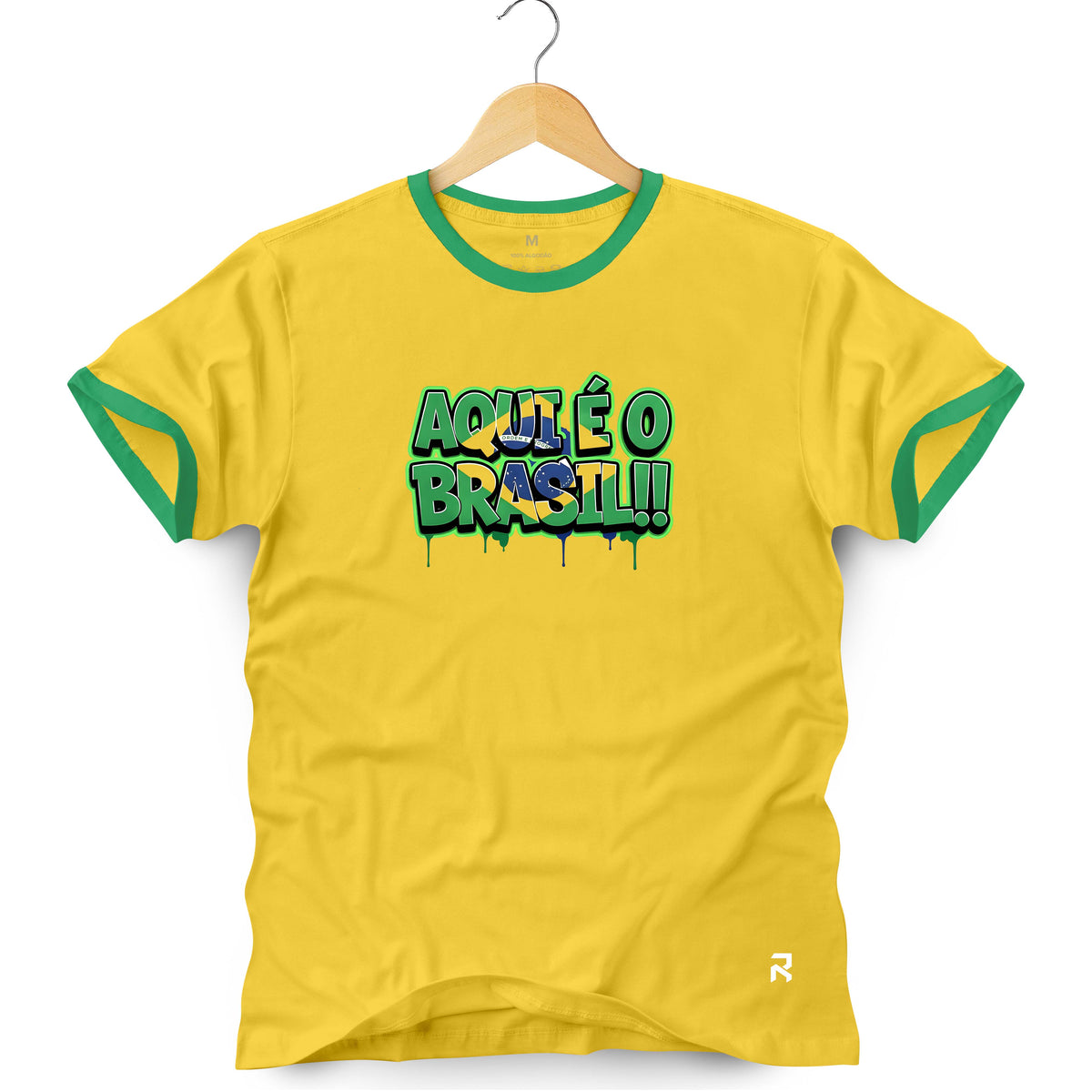 Camiseta Masculina Aqui é o Brasil