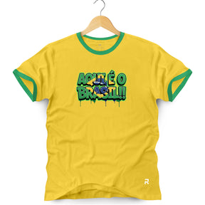 Camiseta Masculina Aqui é o Brasil