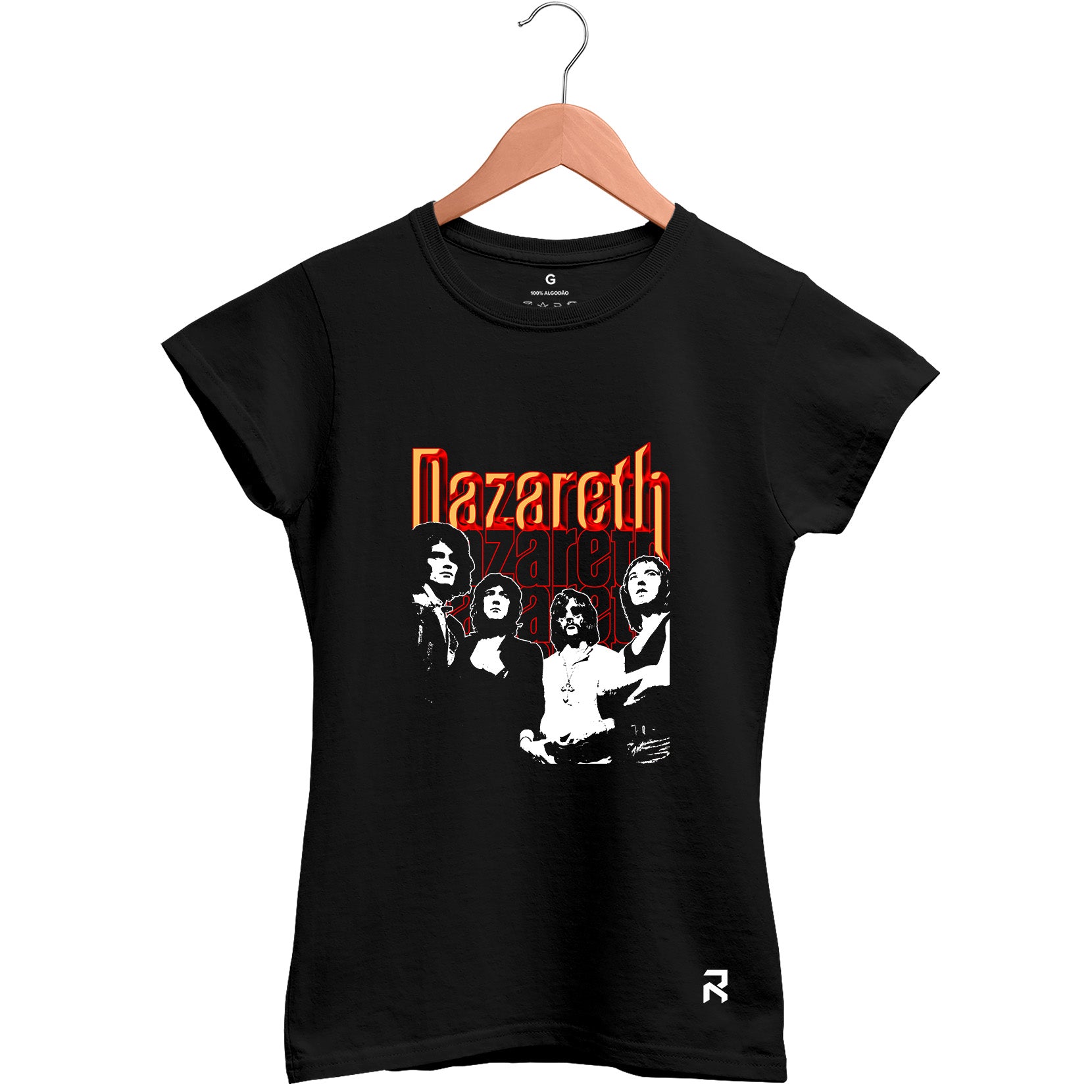 Camiseta Baby Look Feminina Banda Nazareth