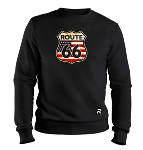 Moletom Unissex Bandeira Route 66
