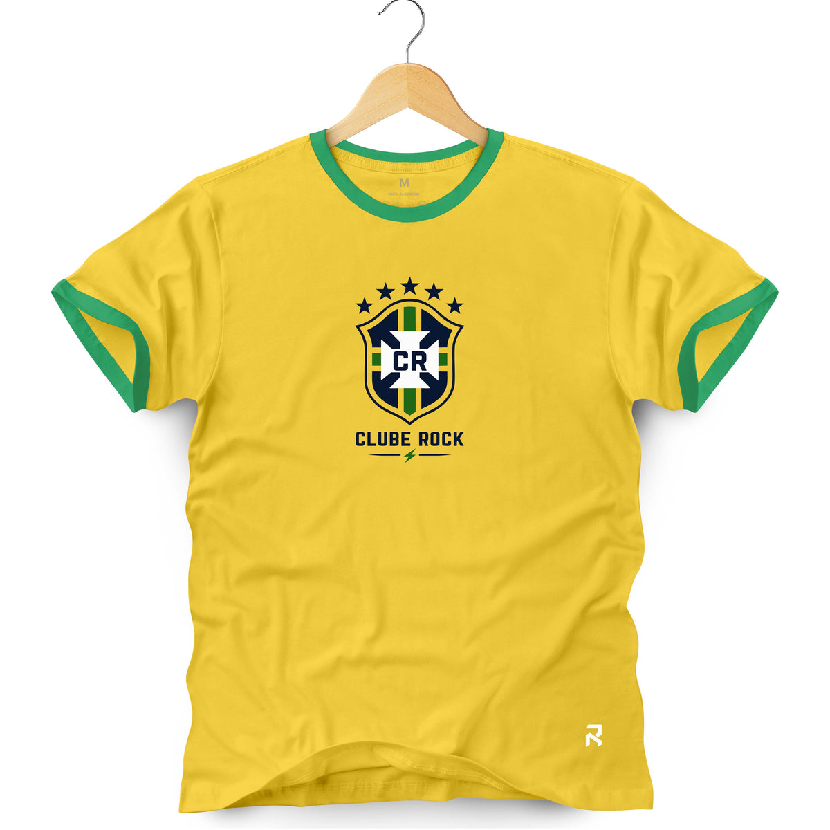 Camiseta Masculina Brasão Clube Rock Brasil