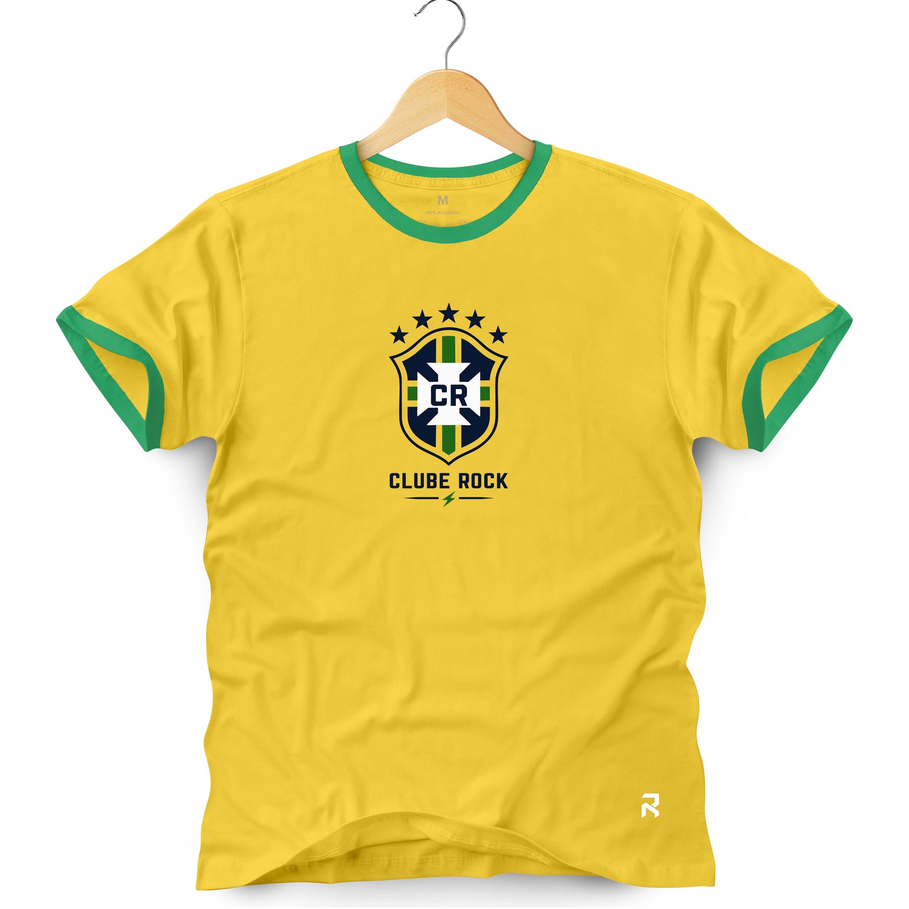 Camiseta Masculina Brasão Clube Rock Brasil