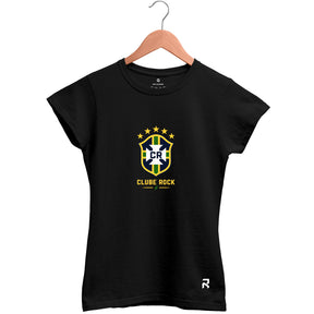 Camiseta Baby Look Feminina Brasão CR Brasil
