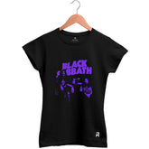 Camiseta Baby Look Feminina Black Sabbath Roxa