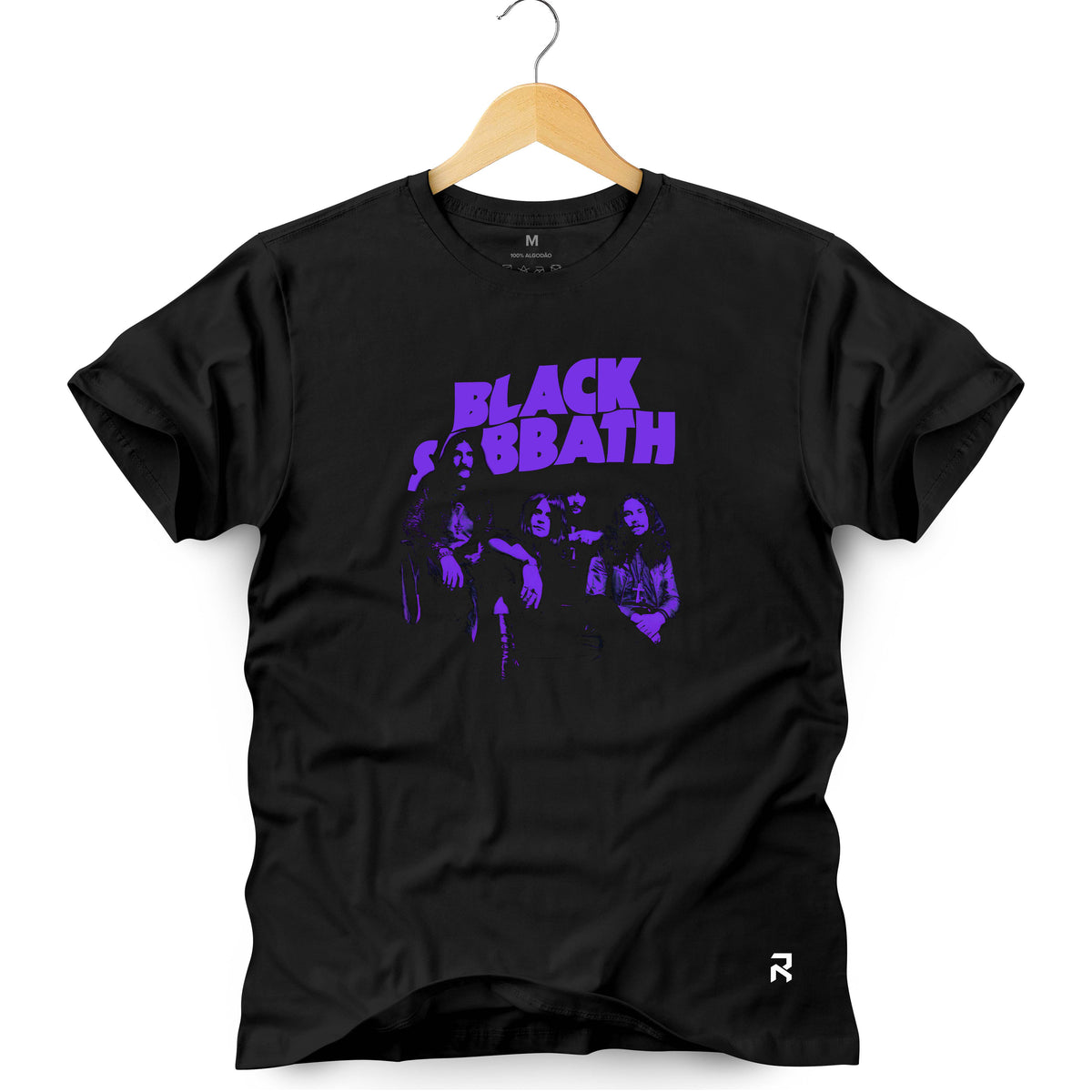 Camiseta Masculina Black Sabbath Roxa