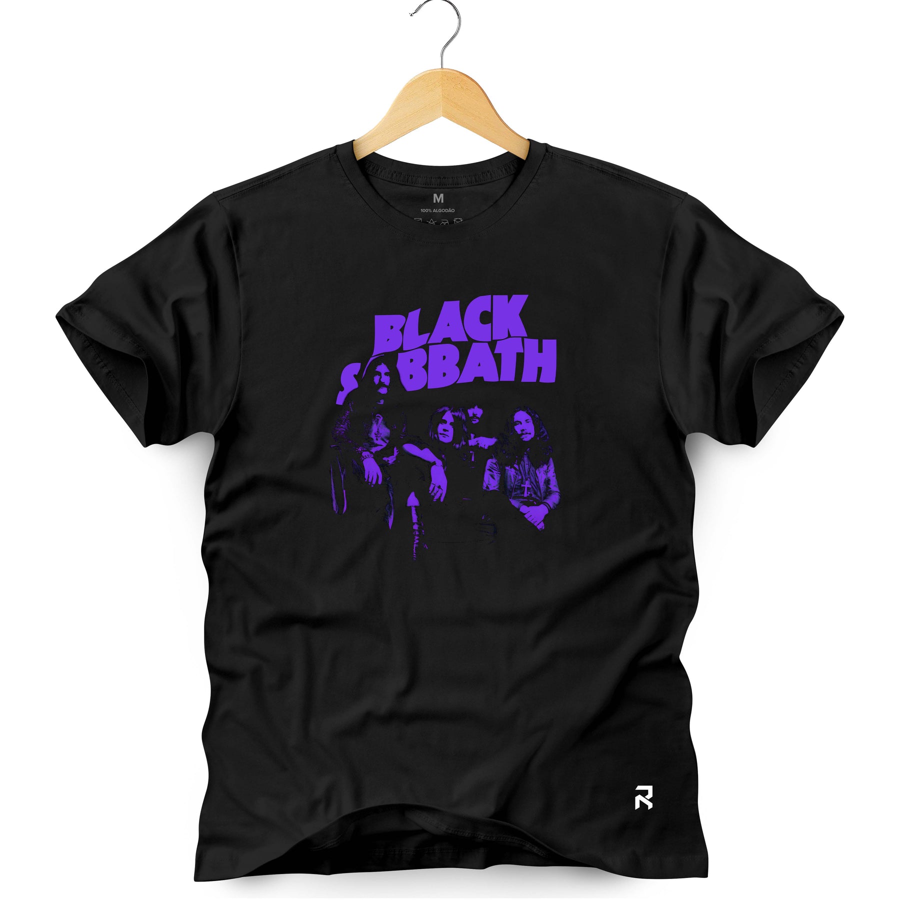 Camiseta Masculina Black Sabbath Roxa