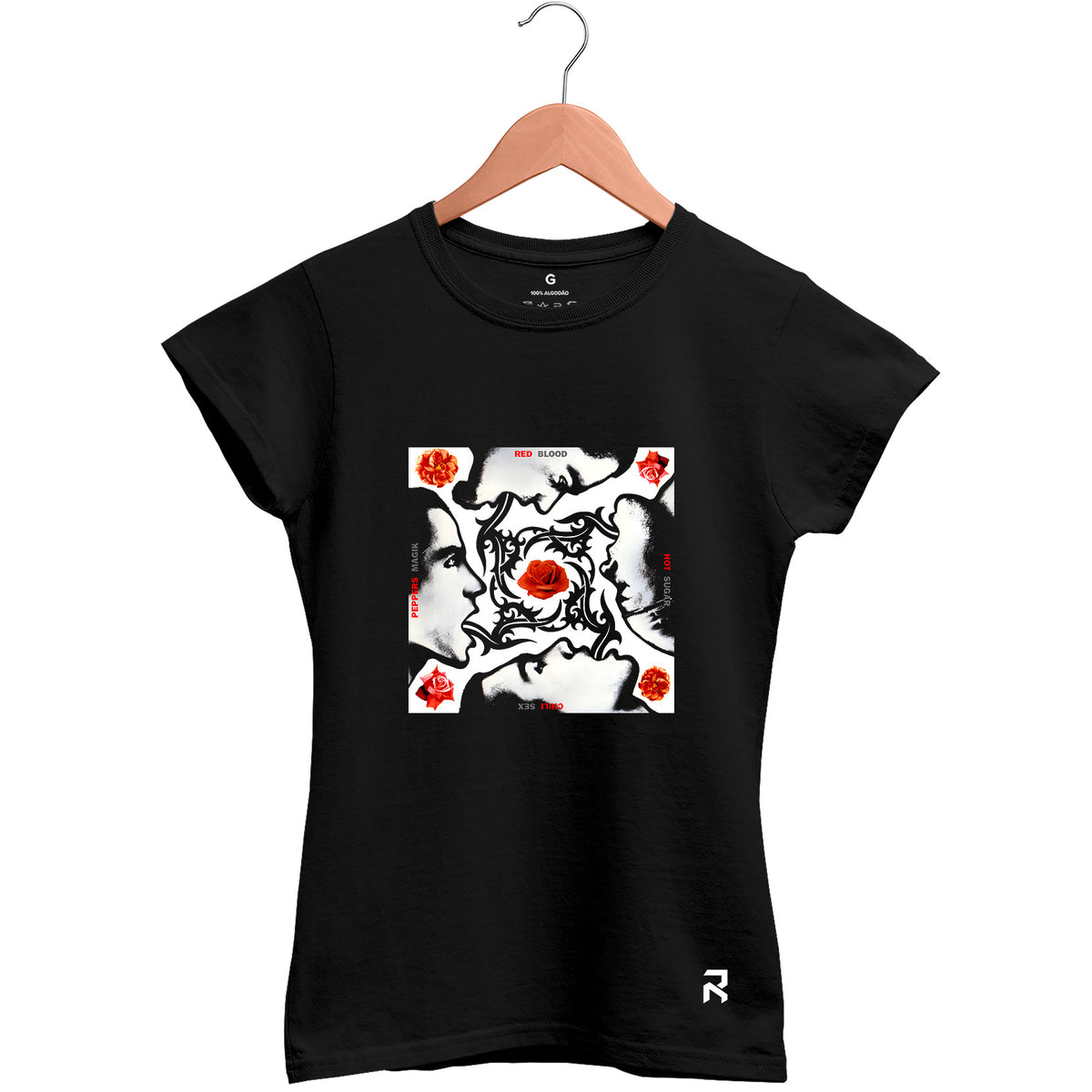 Camiseta Baby Look Feminina Blood Sugar Sex Magik RHCP