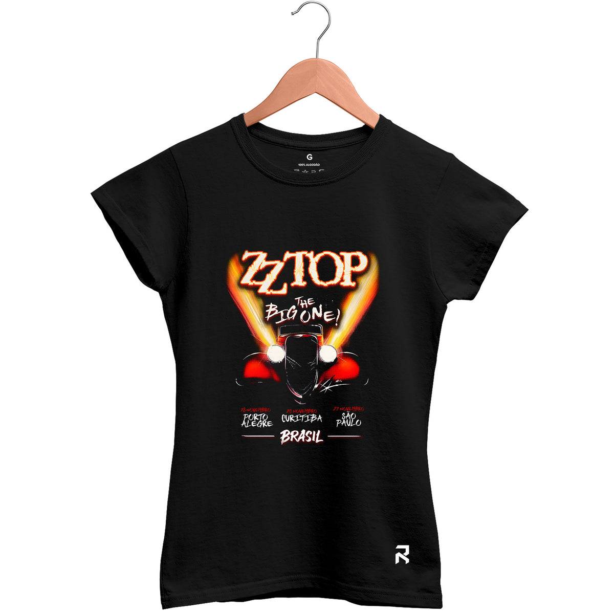 Camiseta Baby Look Feminina Big One ZZ Top