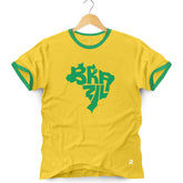Camiseta Masculina Brasil Mapa
