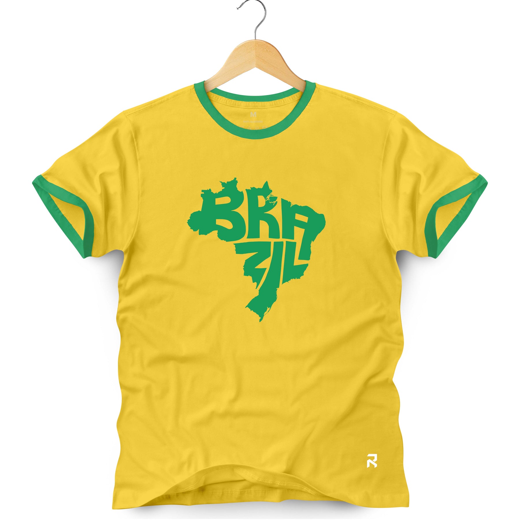 Camiseta Masculina Brasil Mapa