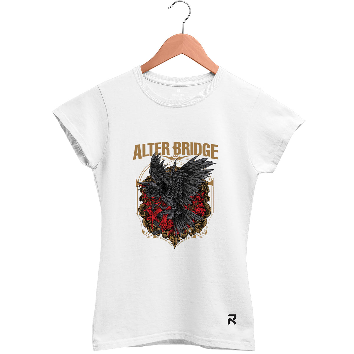 Camiseta Baby Look Feminina Crow Alter Bridge