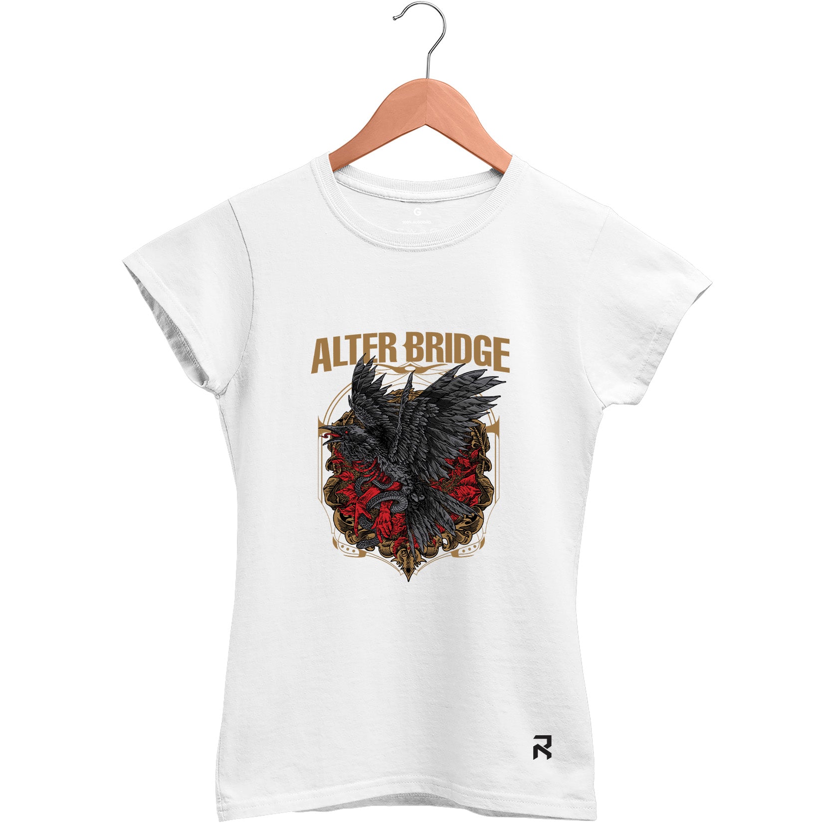 Camiseta Baby Look Feminina Crow Alter Bridge