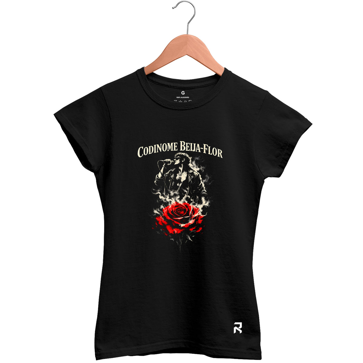 Camiseta Baby Look Feminina Codinome Beija-flor