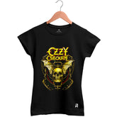 Camiseta Baby Look Feminina Caveira Ozzy