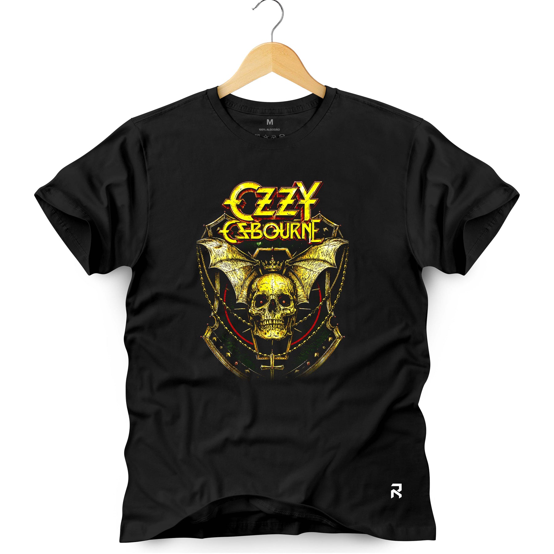 Camiseta Masculina Caveira Ozzy