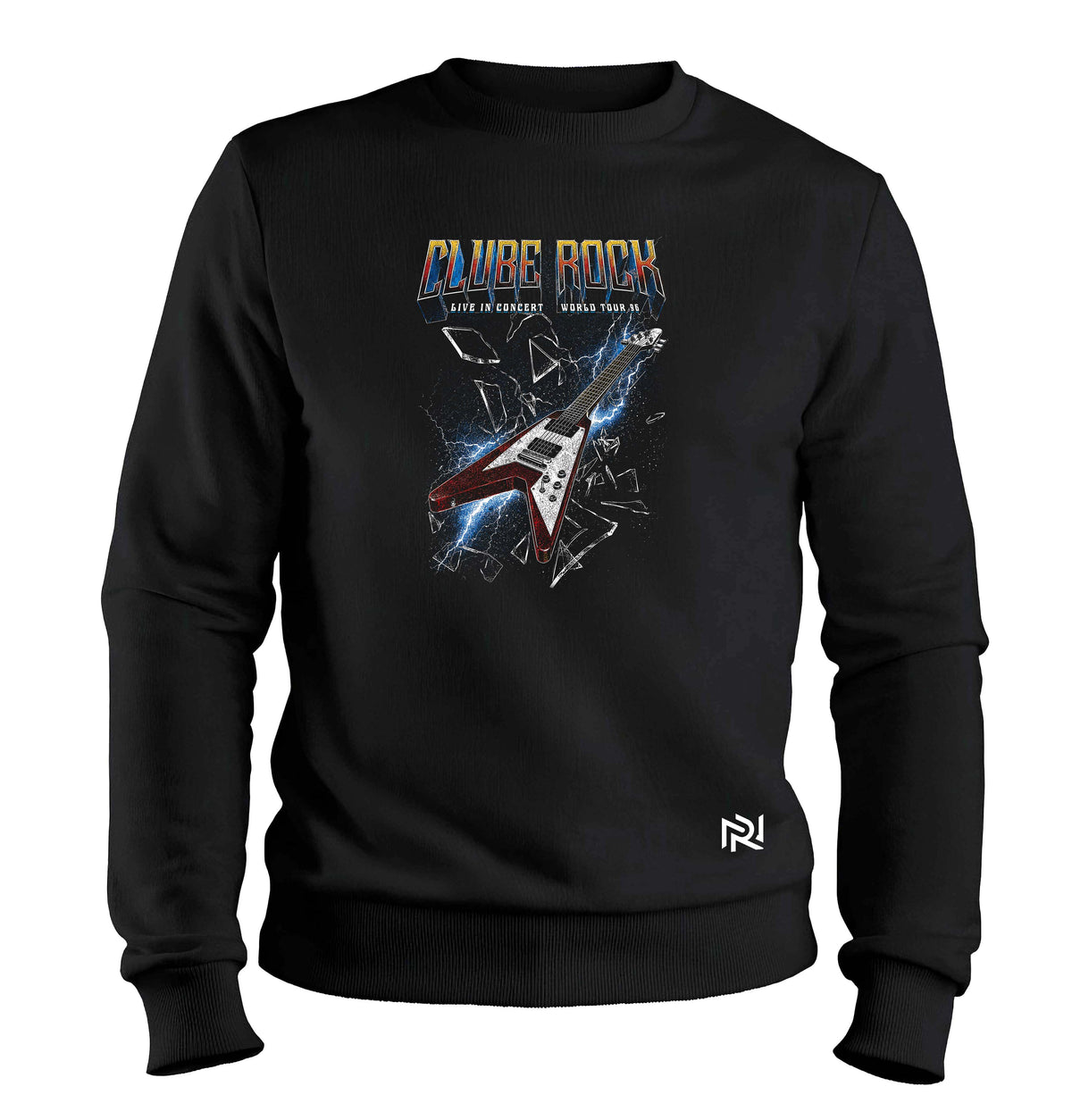 Moletom Unissex Clube Rock Guitarra