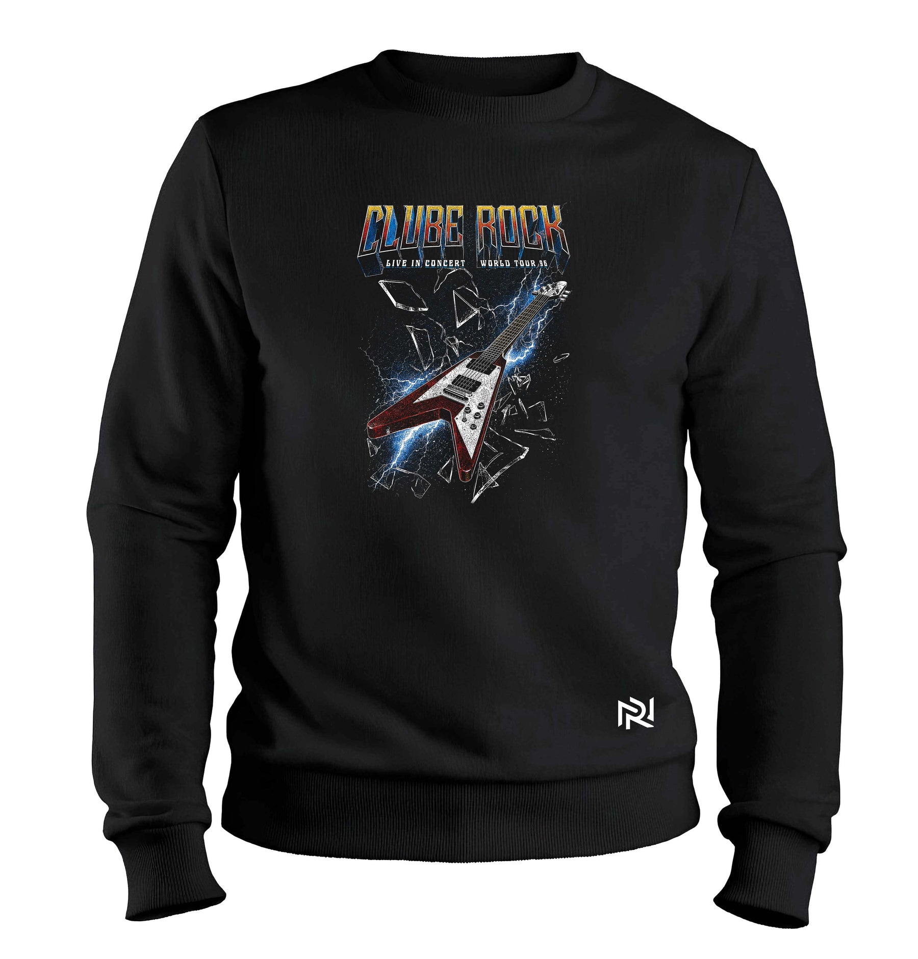 Moletom Unissex Clube Rock Guitarra