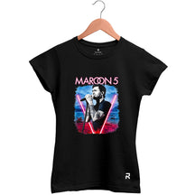 Camiseta Baby Look Feminina Cinco Maroon 5