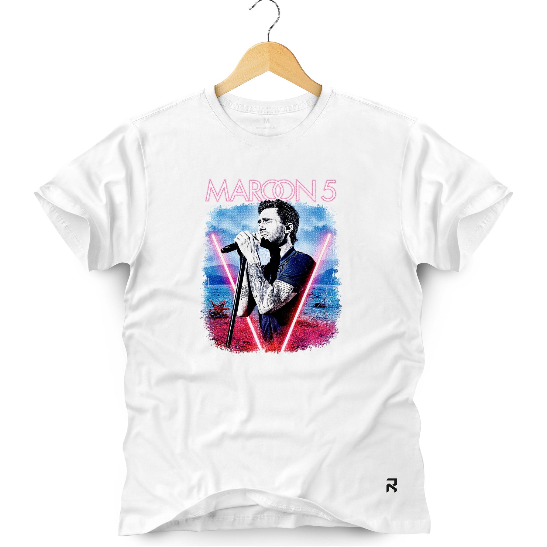 Camiseta Masculina Cinco Maroon 5