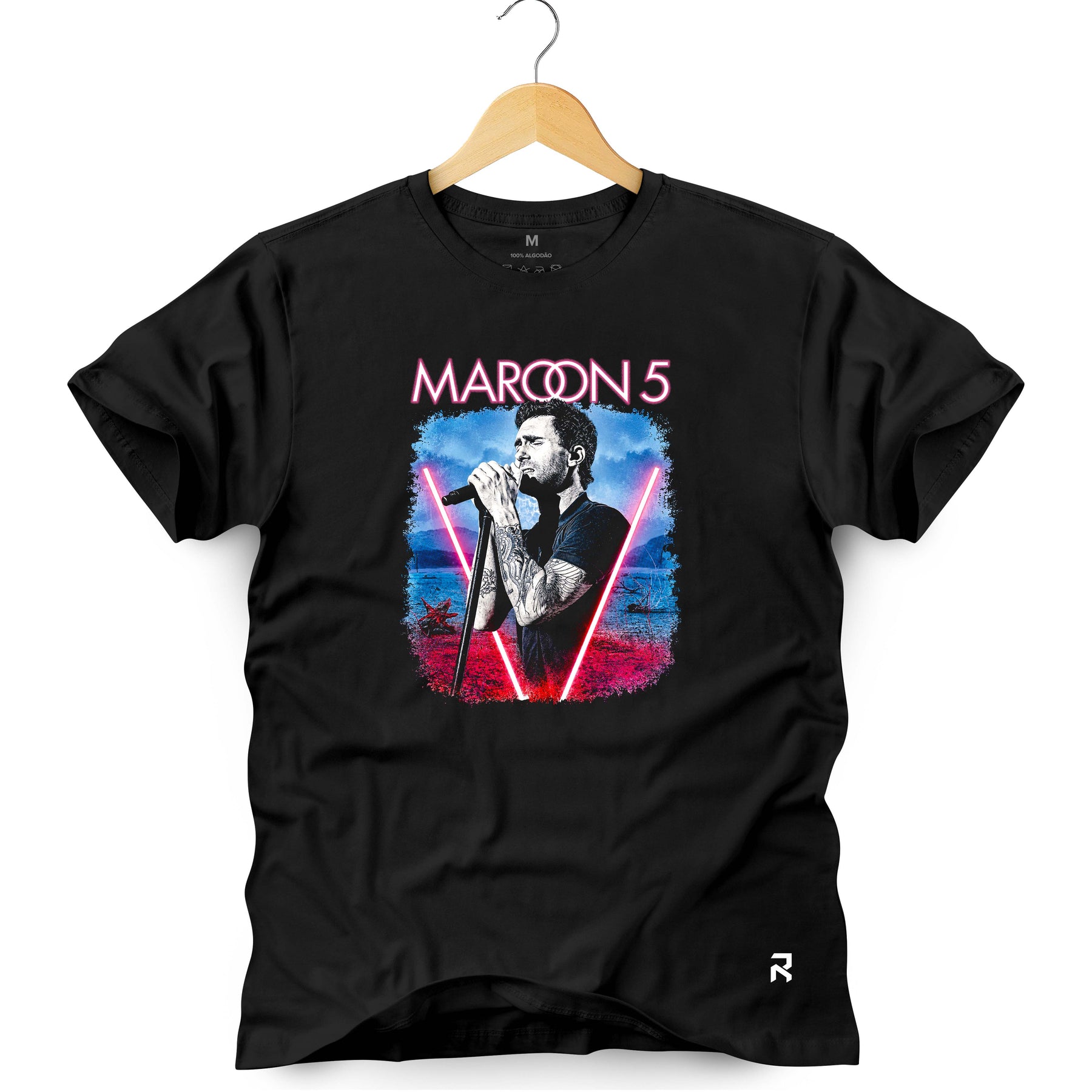 Camiseta Masculina Cinco Maroon 5