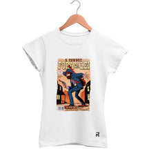 Camiseta Baby Look Feminina Cowboy Fora da Lei