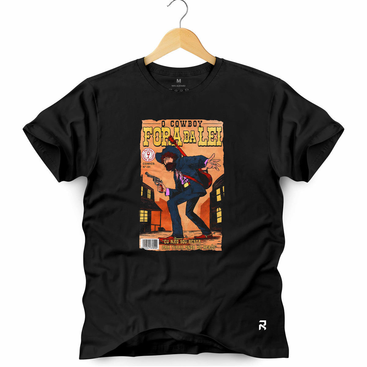 Camiseta Masculina Cowboy Fora da Lei