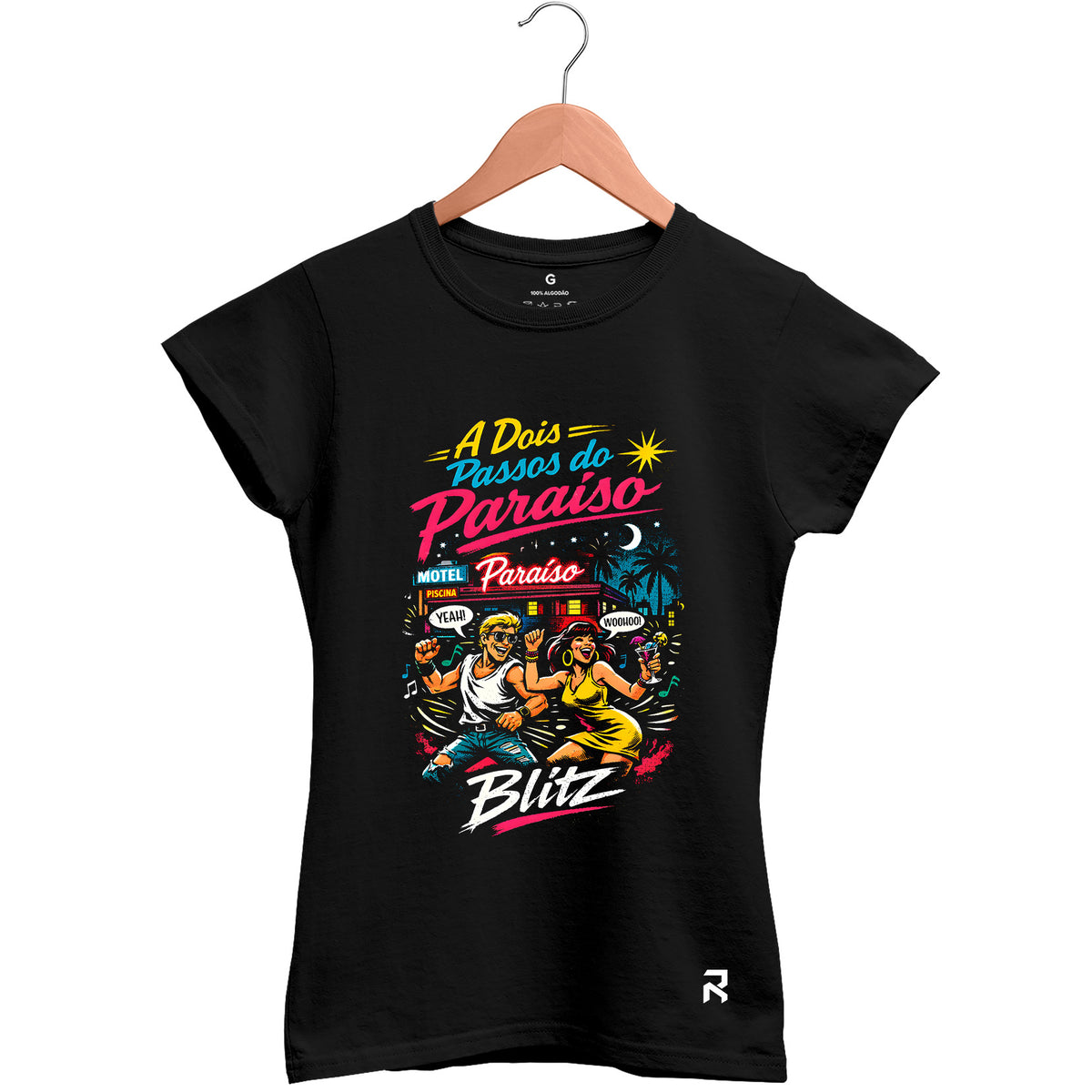 Camiseta Baby Look Feminina Dois Passos