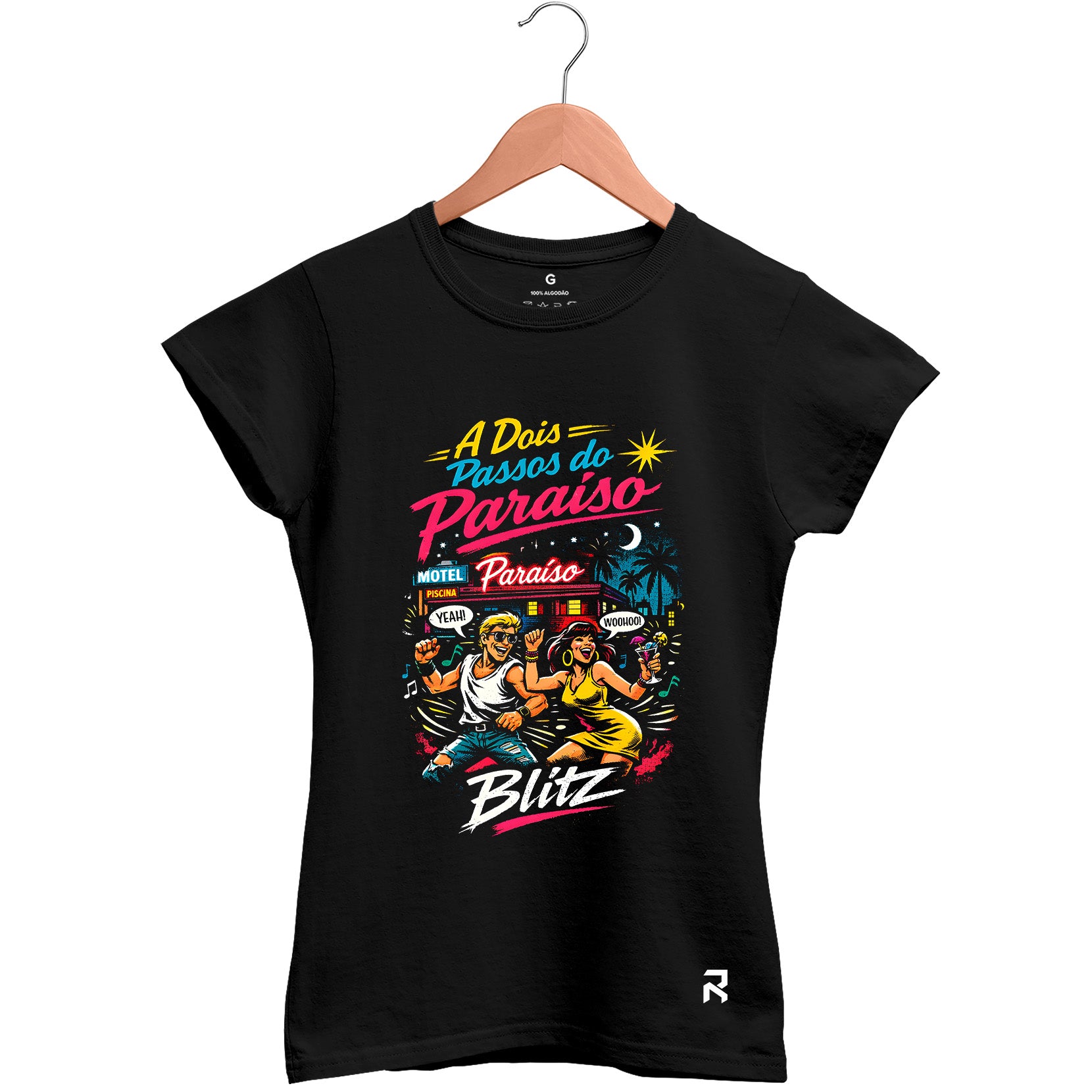 Camiseta Baby Look Feminina Dois Passos