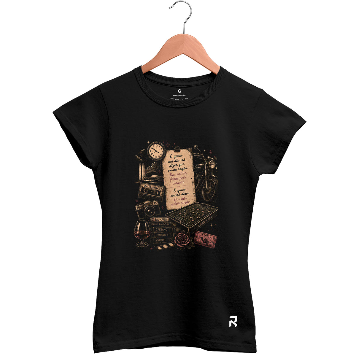Camiseta Baby Look Feminina Eduardo e Monica