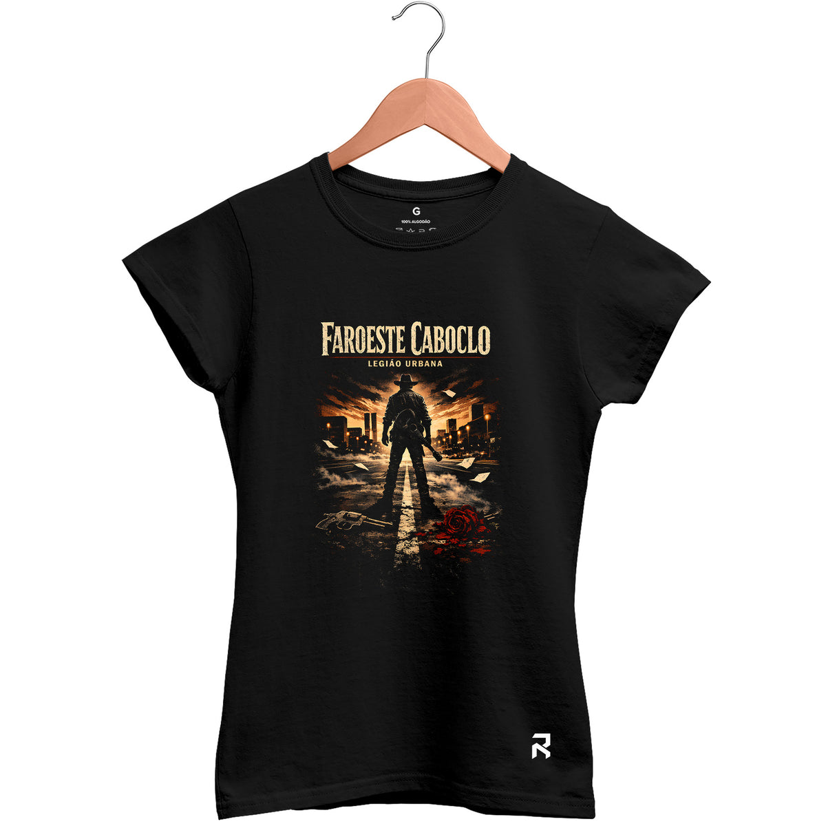 Camiseta Baby Look Feminina Faroeste Caboclo
