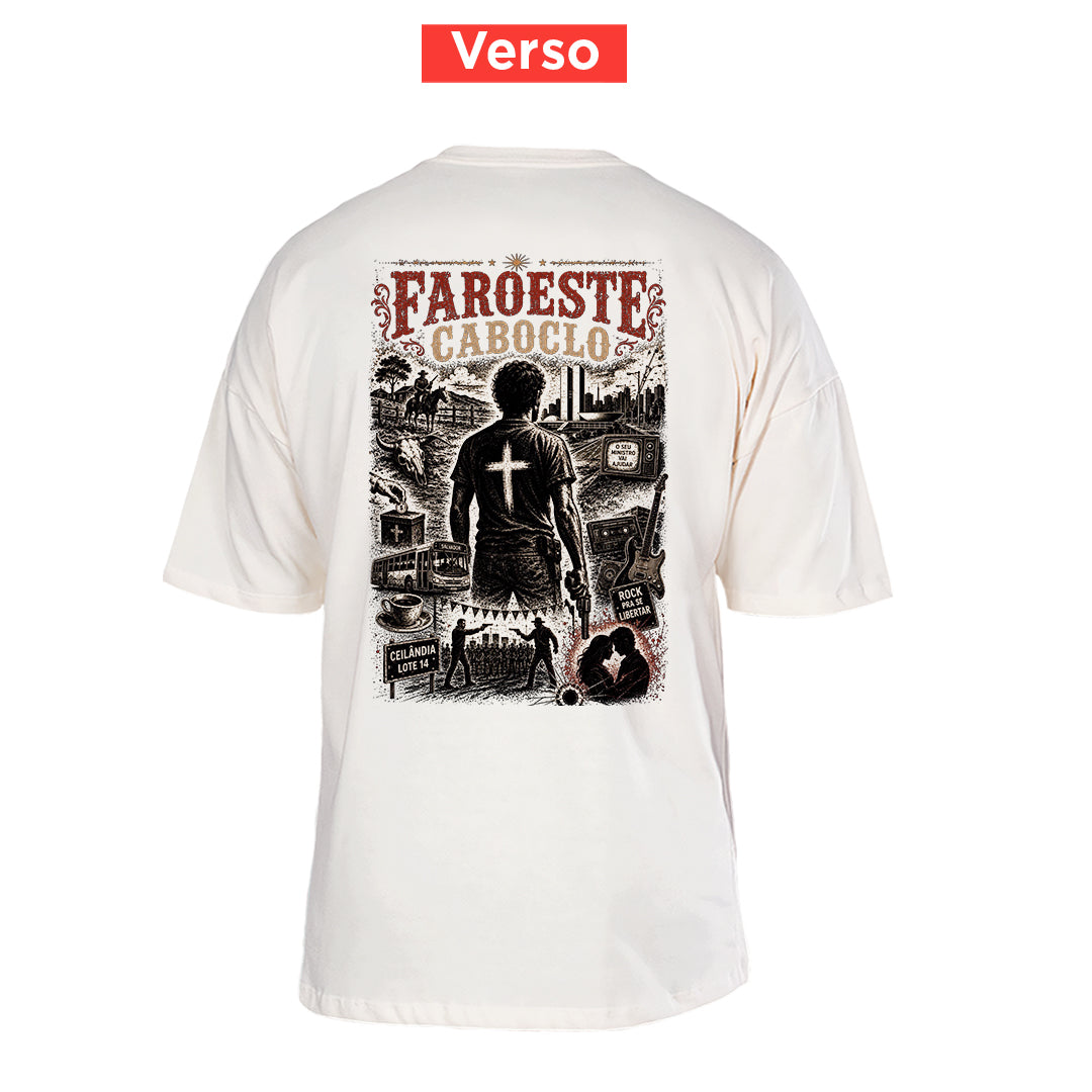 Camiseta Oversized Faroeste Caboclo