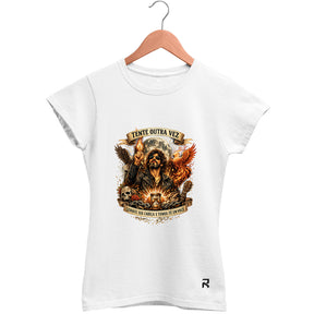 Camiseta Baby Look Feminina Fé em Você