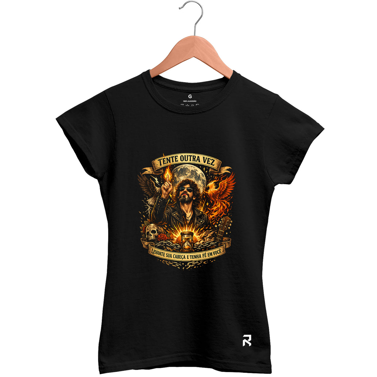 Camiseta Baby Look Feminina Fé em Você