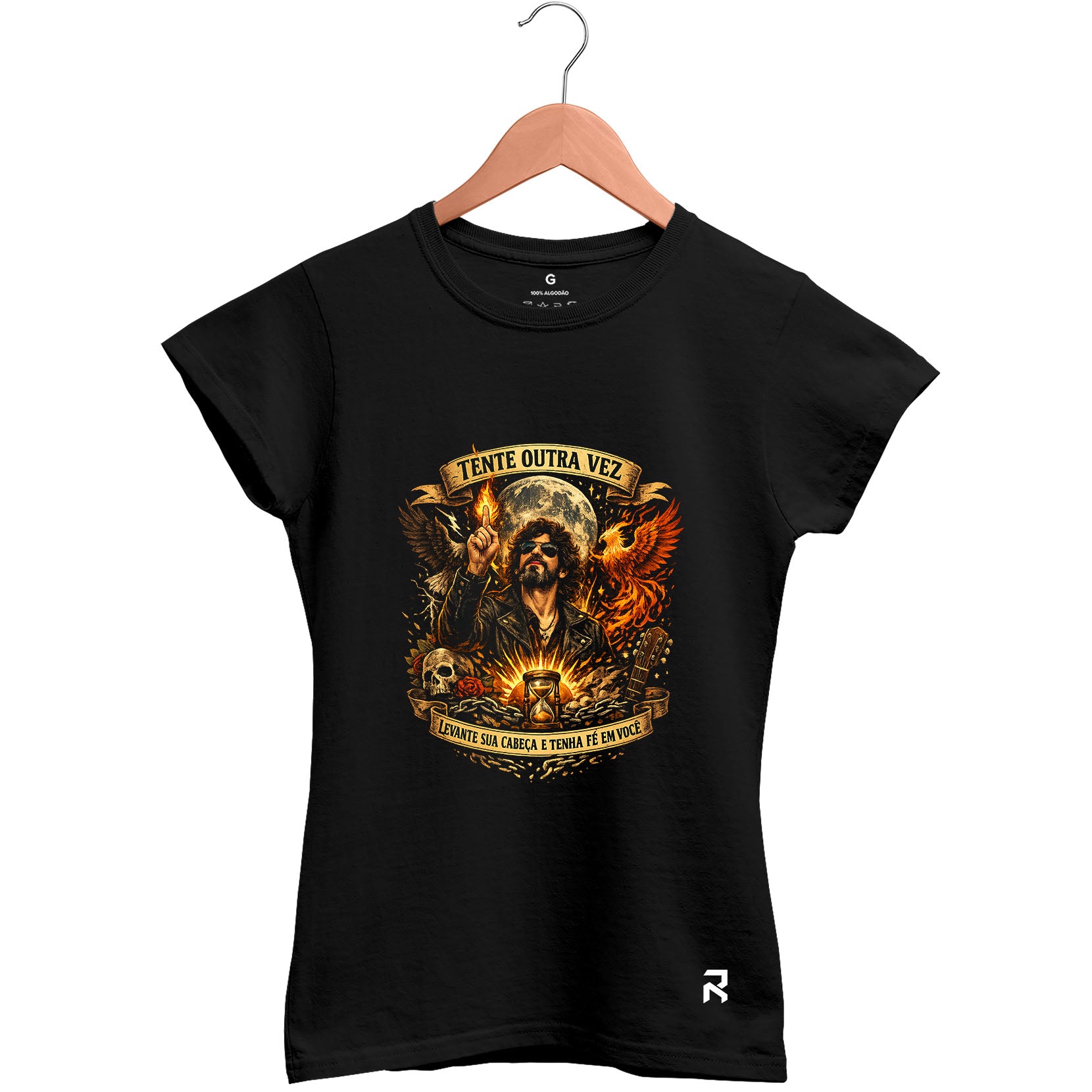 Camiseta Baby Look Feminina Fé em Você