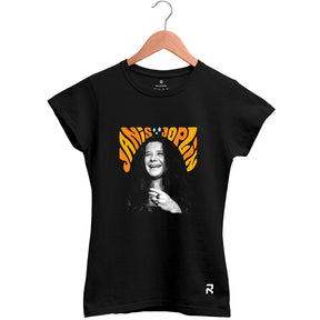 Camiseta Baby Look Feminina Foto Janis Joplin