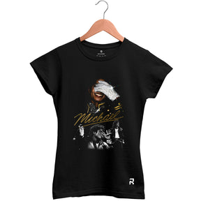 Camiseta Baby Look Feminina Fotos Michael Jackson