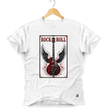 Camiseta Masculina Rock Guitar Wings