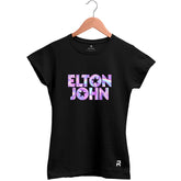 Camiseta Baby Look Feminina Glow Elton John