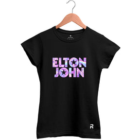 Camiseta Baby Look Feminina Glow Elton John