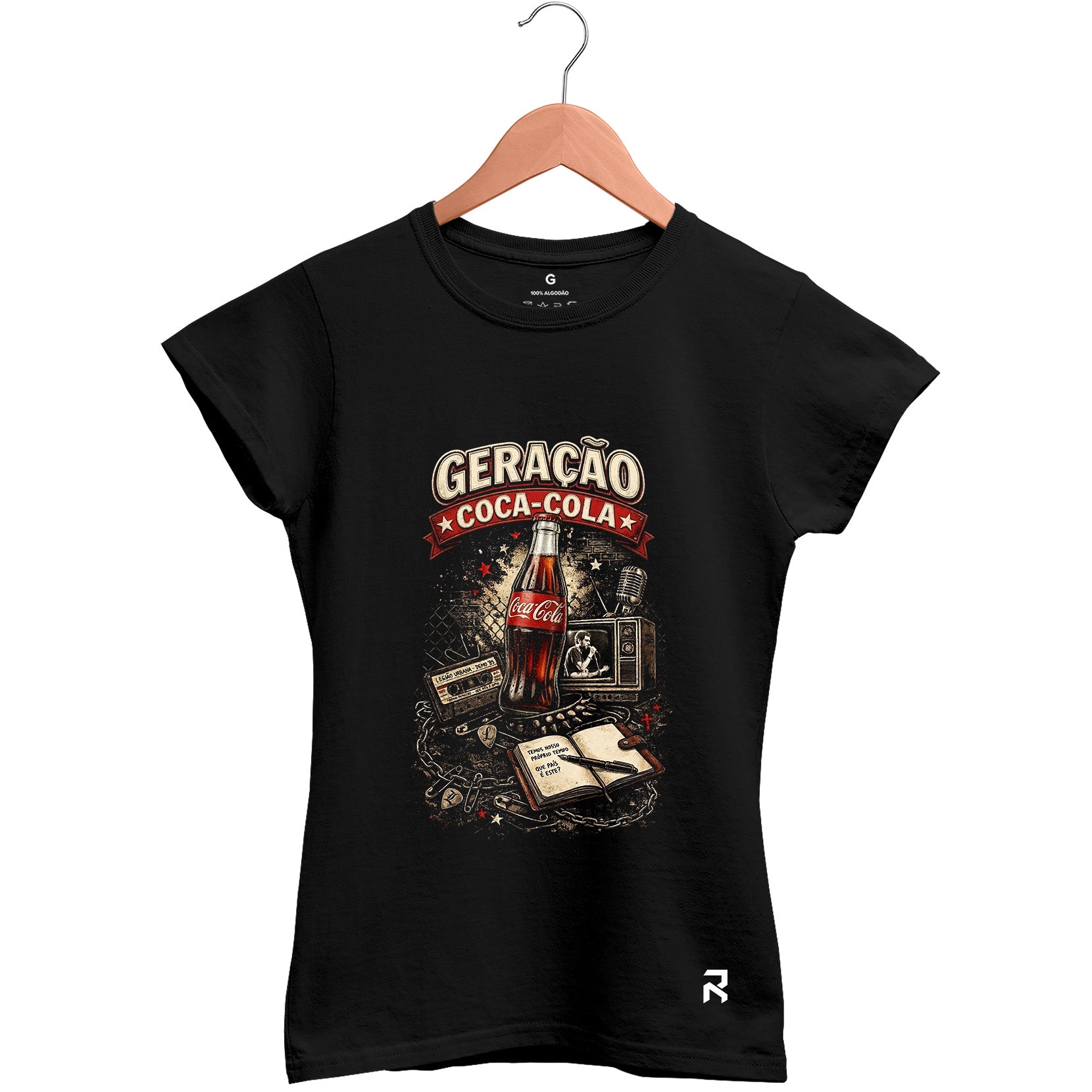 Camiseta Baby Look Feminina Geração Legião Urbana