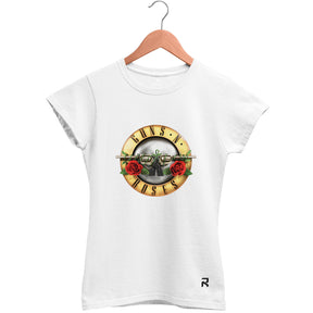 Camiseta Baby Look Feminina Guns Raiz
