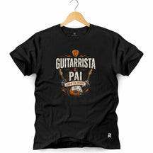 Camiseta Masculina Guitarrista e Pai