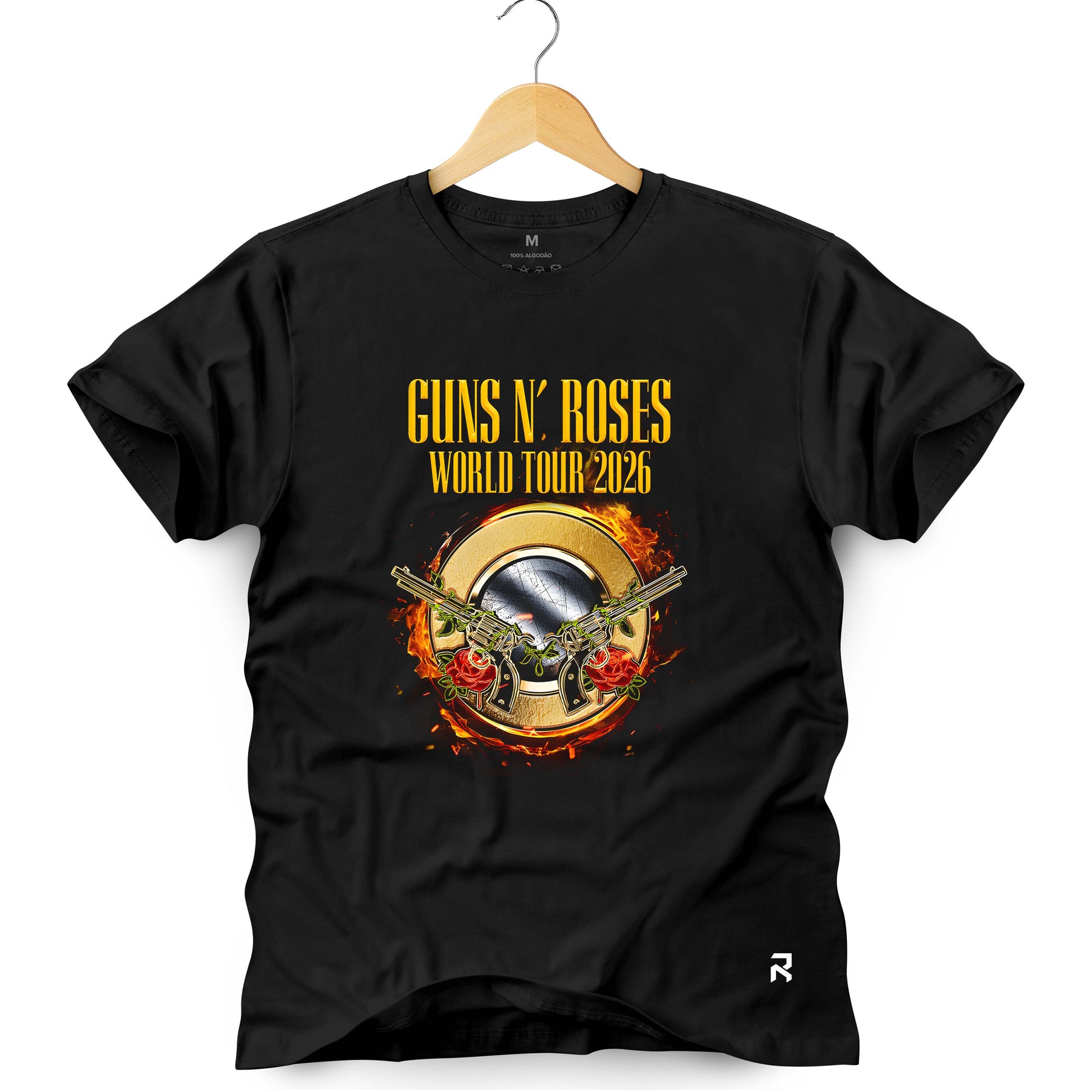 Camiseta Masculina Guns World Tour