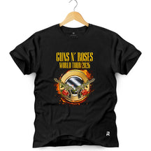 Camiseta Masculina Guns World Tour