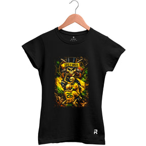 Camiseta Baby Look Feminina Guns BR
