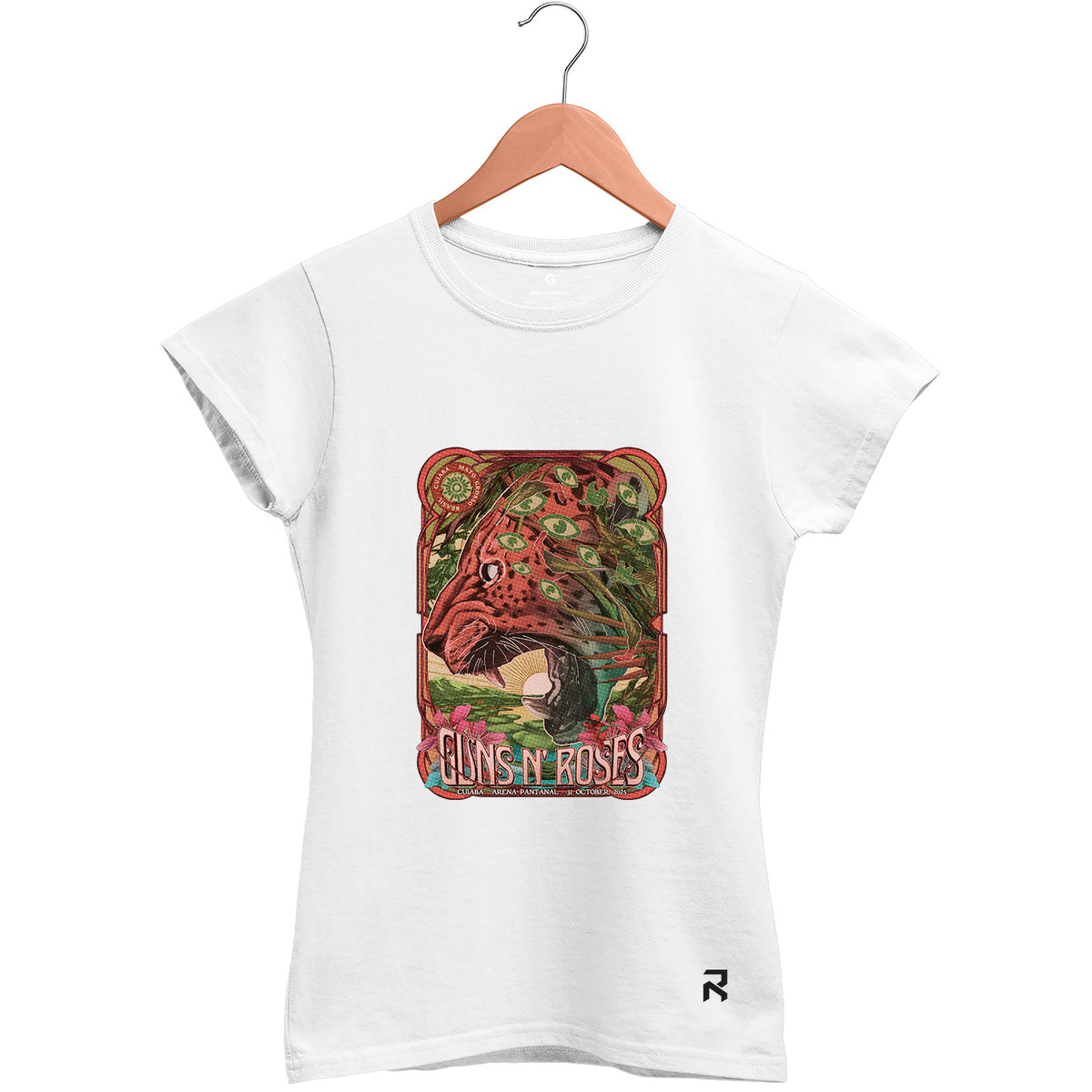 Camiseta Baby Look Feminina Guns Cuiabá