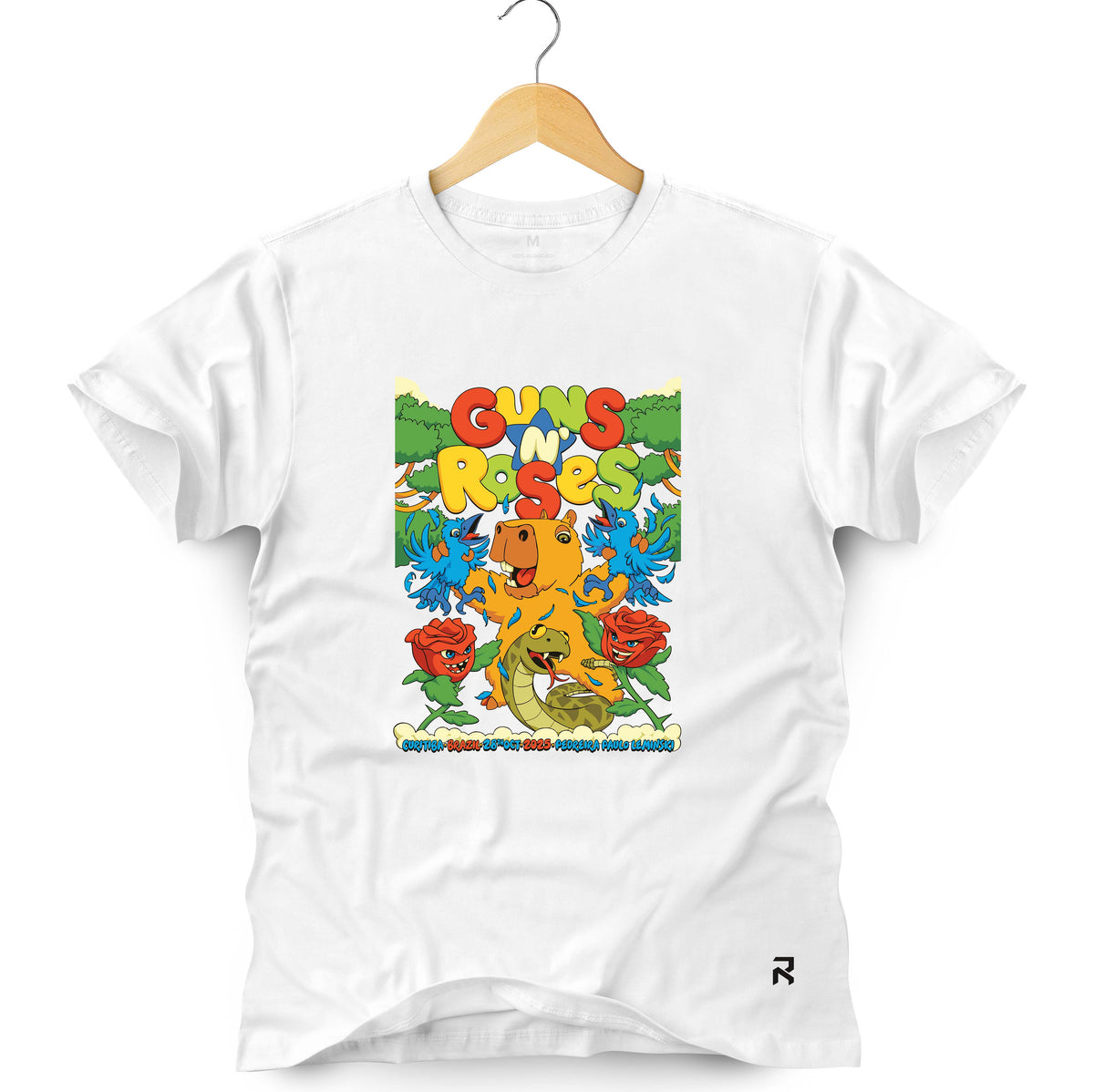 Camiseta Masculina Guns Curitiba