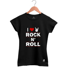 Camiseta Baby Look Feminina I Love Rock