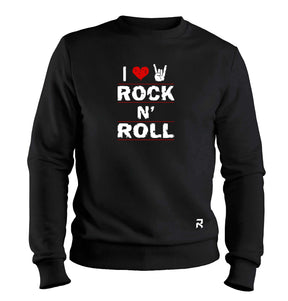 Moletom Unissex I love Rock
