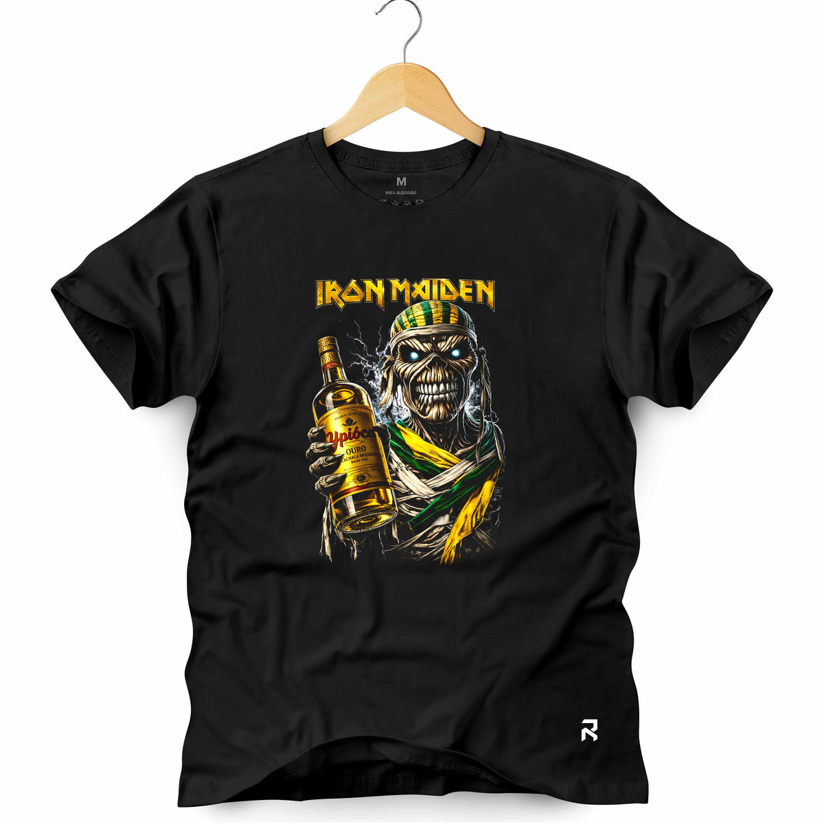 Camiseta Masculina Iron Maiden Brasil